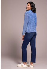 TRIBAL SPECIAL WASH COTTON MOCK NECK SWEATER