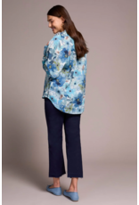 TRIBAL COTTON TOP w/SMOCKING DETAILS