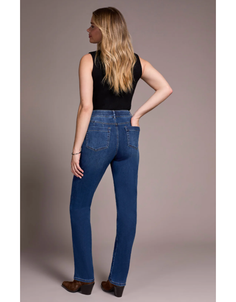 TRIBAL SOPHIA PULL ON JEANS STRAIGHT LEG DARK NIGHT