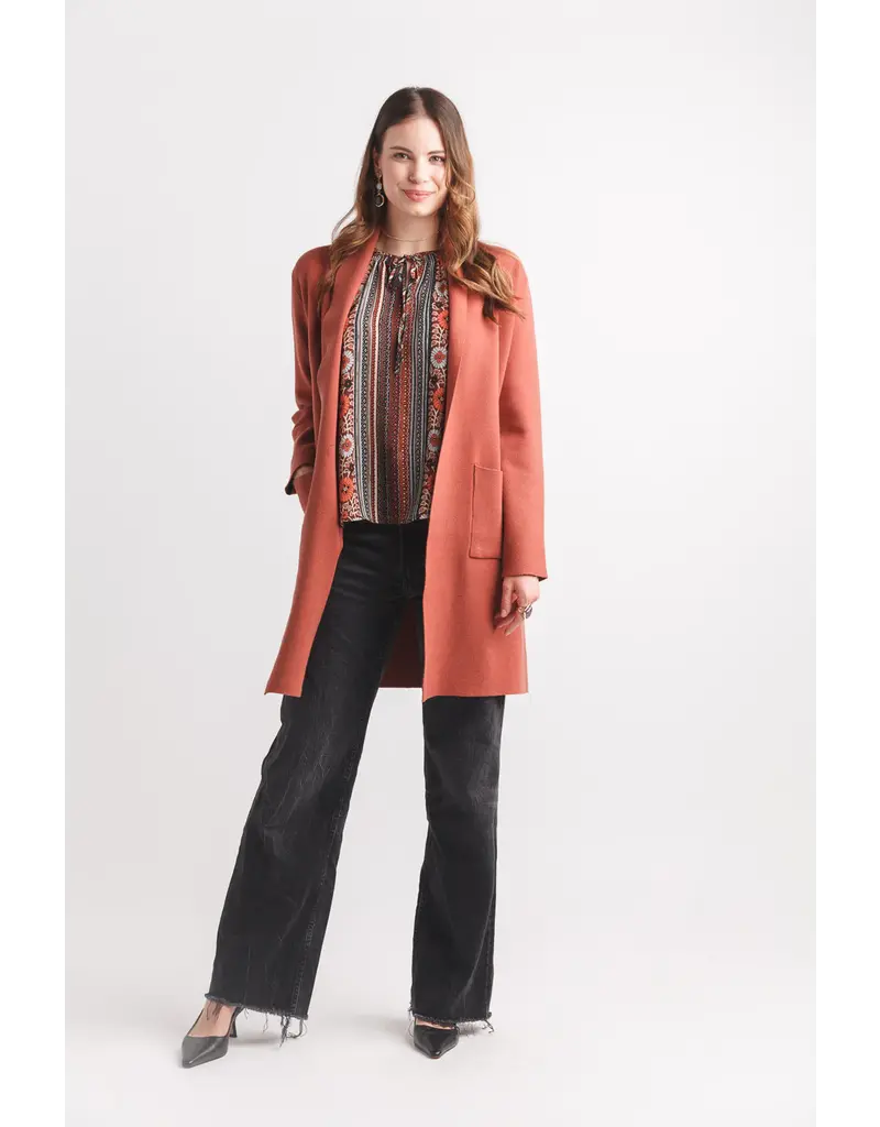 LAPEL COATIGAN SPICE