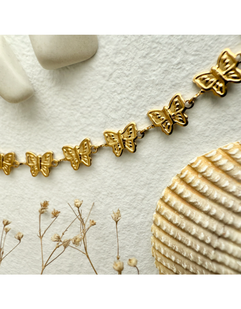 PIKA & BEAR YUMI BUTTERFLY CHAIN GOLD