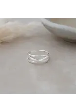 GLEE ILLUSION RING - SILVER
