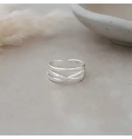 GLEE ILLUSION RING - SILVER