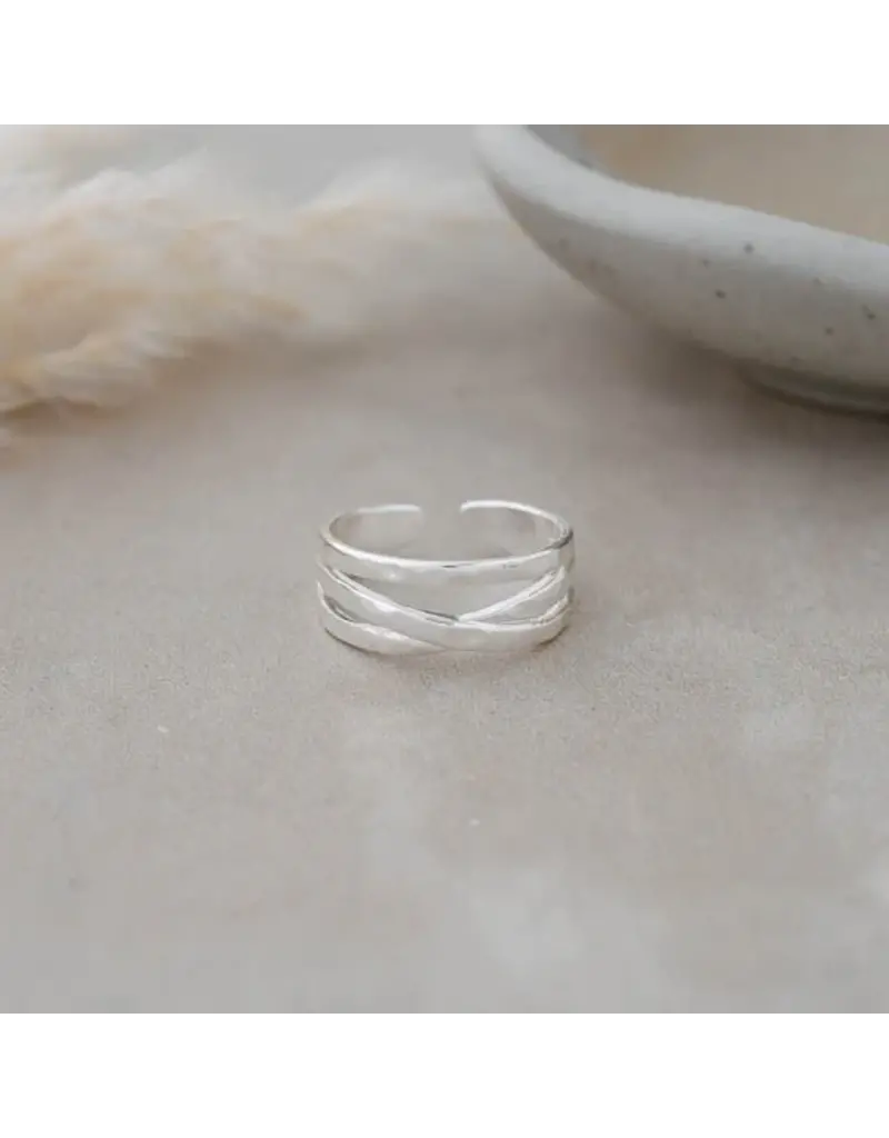 GLEE ILLUSION RING - SILVER