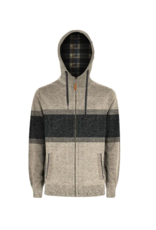 BONDED FULL ZIP HOODED SWEATER