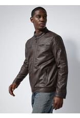 MENS VEGAN LEATHER JACKET