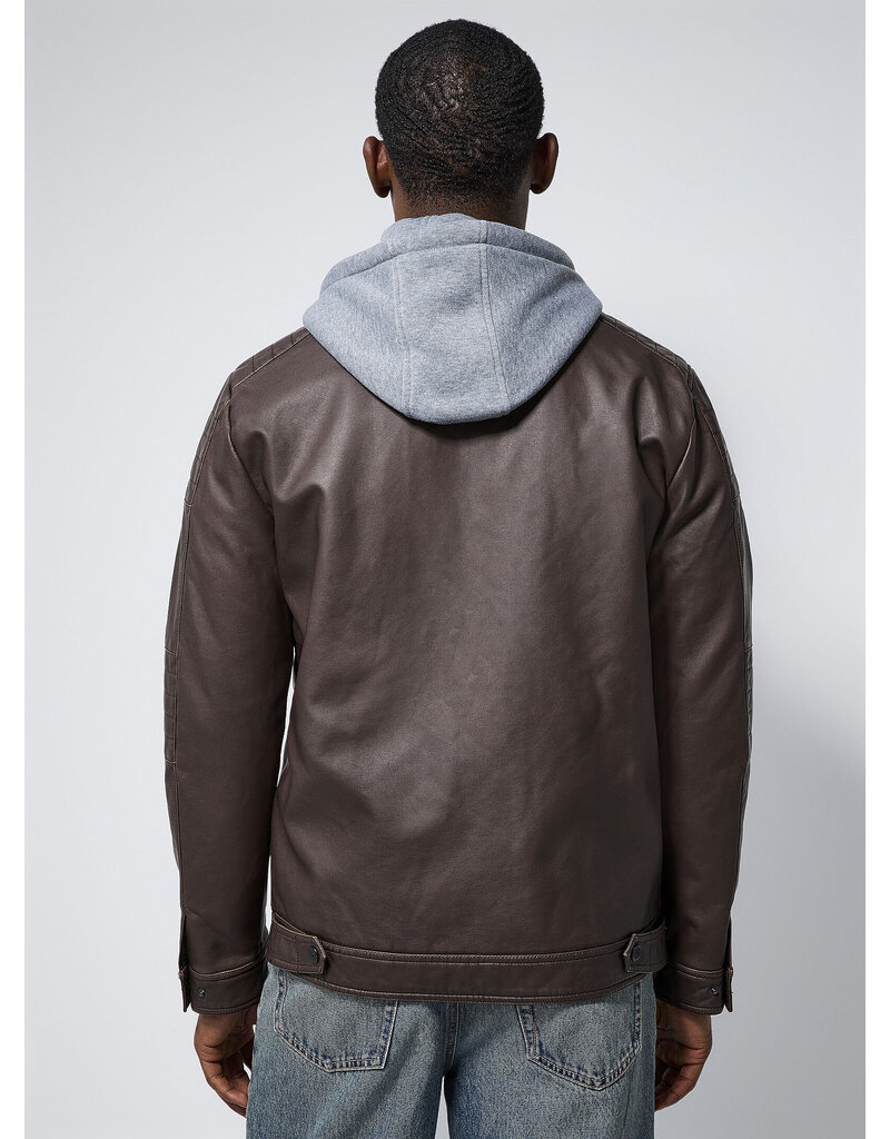 MENS VEGAN LEATHER JACKET