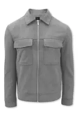 ZIP FRONT SUEDE JACKET