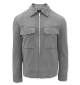 ZIP FRONT SUEDE JACKET