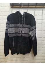 FULL ZIP CHENILLE MENS SWEATER