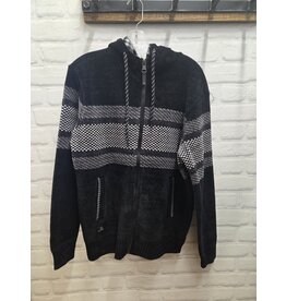 FULL ZIP CHENILLE MENS SWEATER