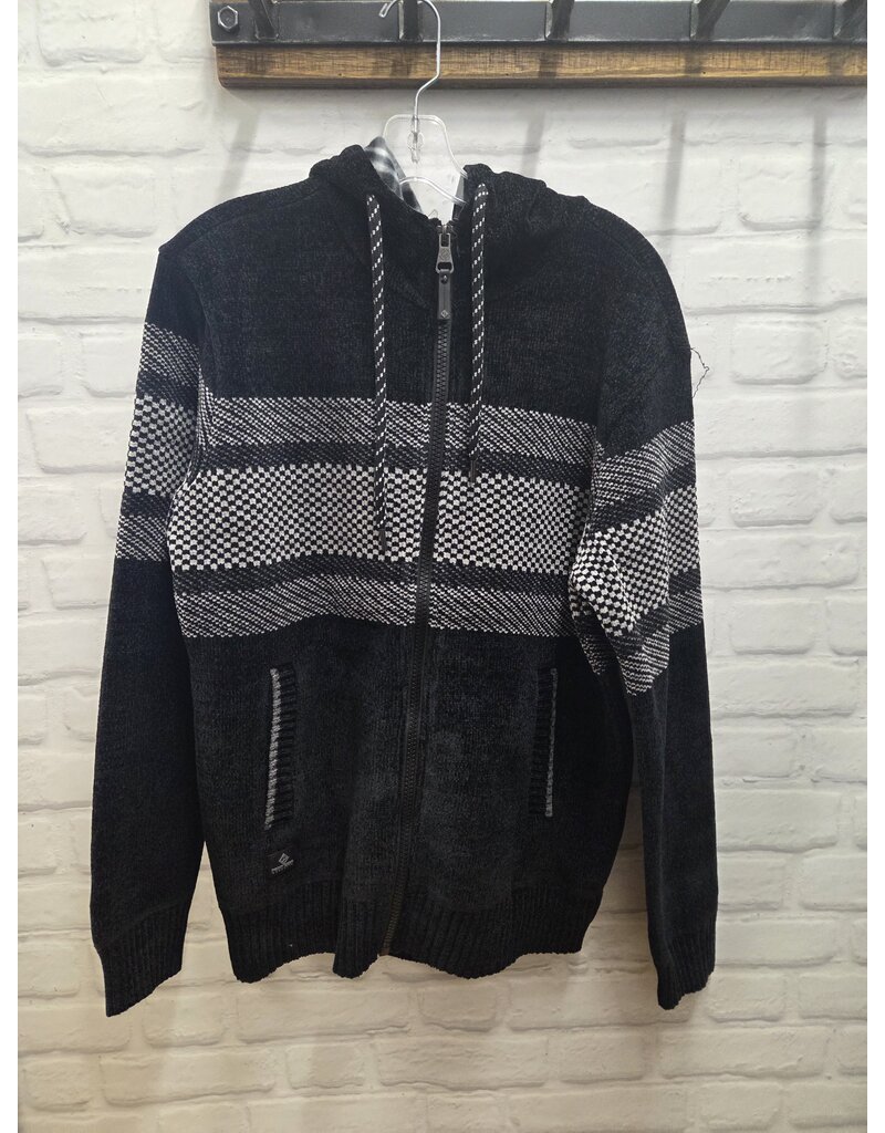FULL ZIP CHENILLE MENS SWEATER