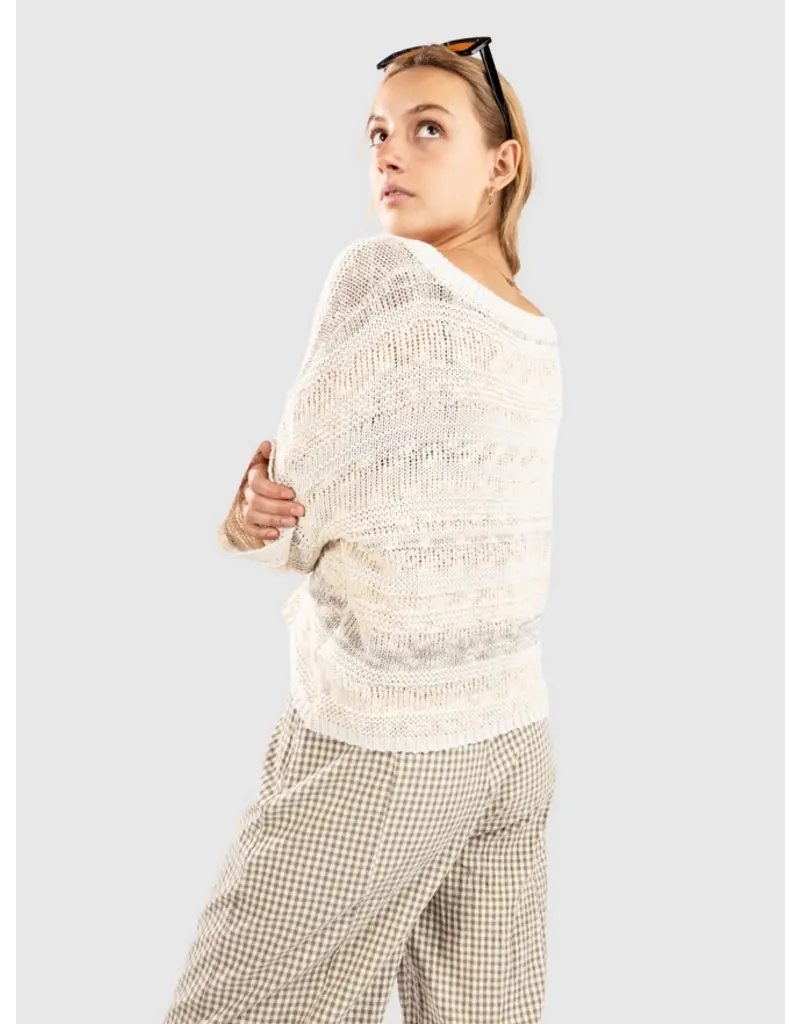 24COLOURS BEIGE COTTON BLEND SWEATER