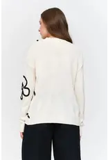 24COLOURS WHITE SWEATER