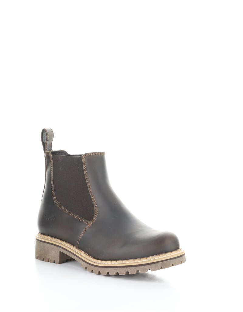BOS & CO CAMERON ESPRESSO LEATHER BOOTIE