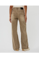 COTTON WIDE LEG DENIM - CARAMEL