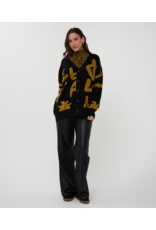 OVERSIZED LETTER CARDIGAN