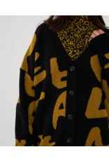 OVERSIZED LETTER CARDIGAN