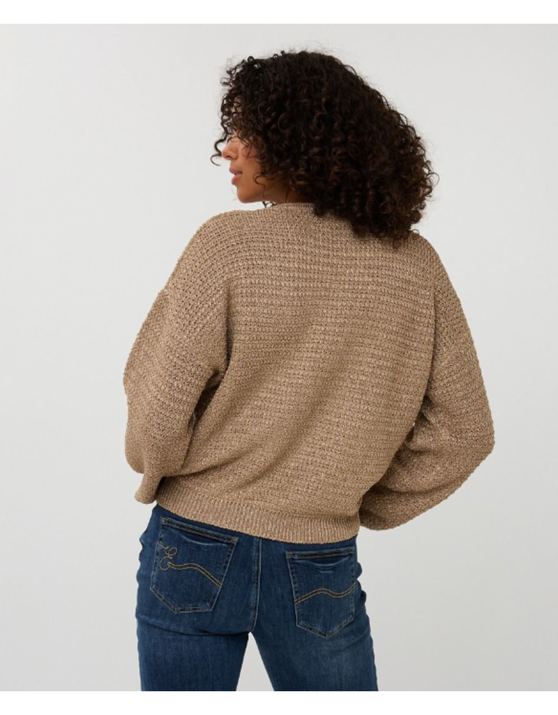 OVERSIZED GOLD LUREX SWEATER