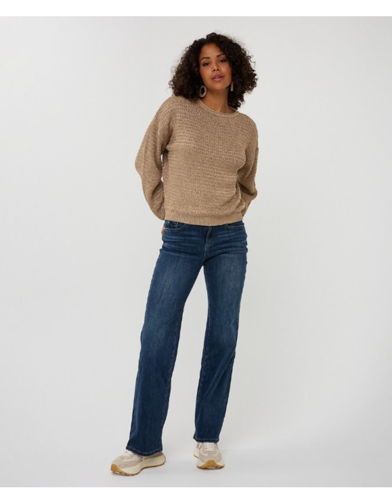 OVERSIZED GOLD LUREX SWEATER