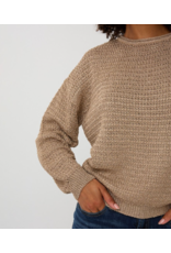 OVERSIZED GOLD LUREX SWEATER