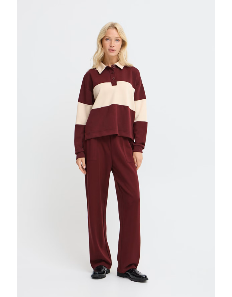B YOUNG PUSTI CONTRAST POLO
