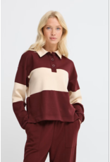 B YOUNG PUSTI CONTRAST POLO