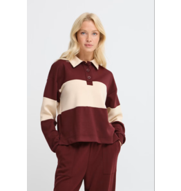 B YOUNG PUSTI CONTRAST POLO