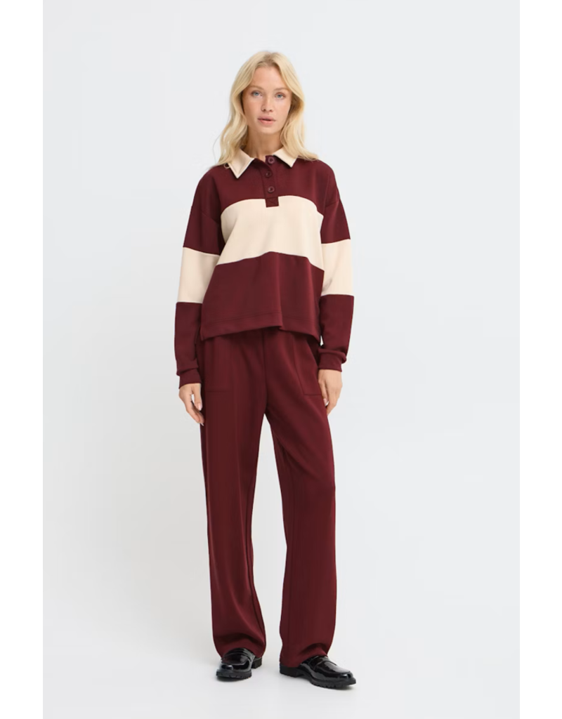 B YOUNG PUSTI CONTRAST POLO