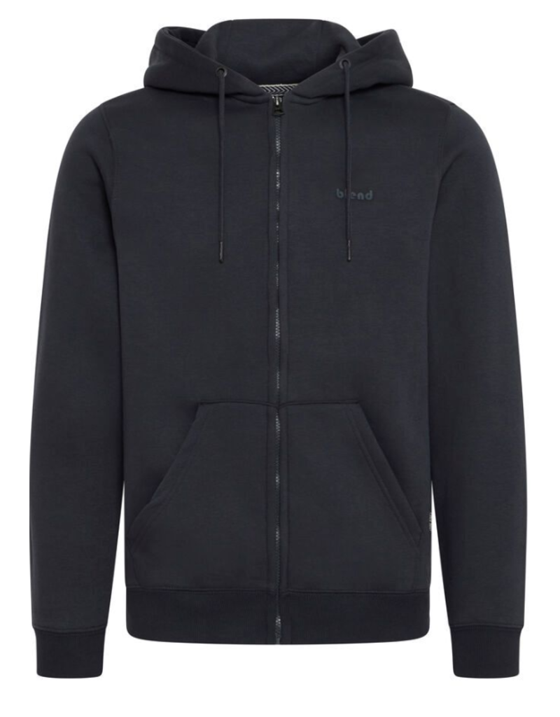 BLEND DOWNTON FULL ZIP SWEATER - COTTON BLEND