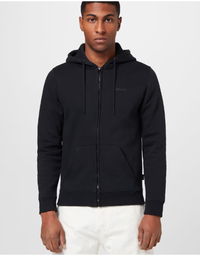 BLEND DOWNTON FULL ZIP SWEATER - COTTON BLEND