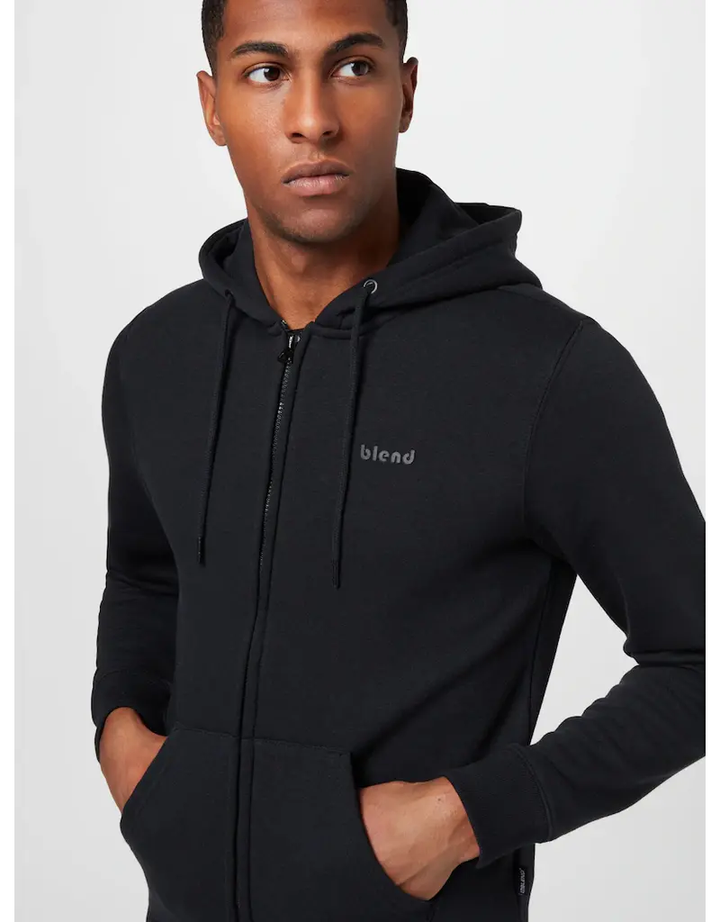 BLEND DOWNTON FULL ZIP SWEATER - COTTON BLEND