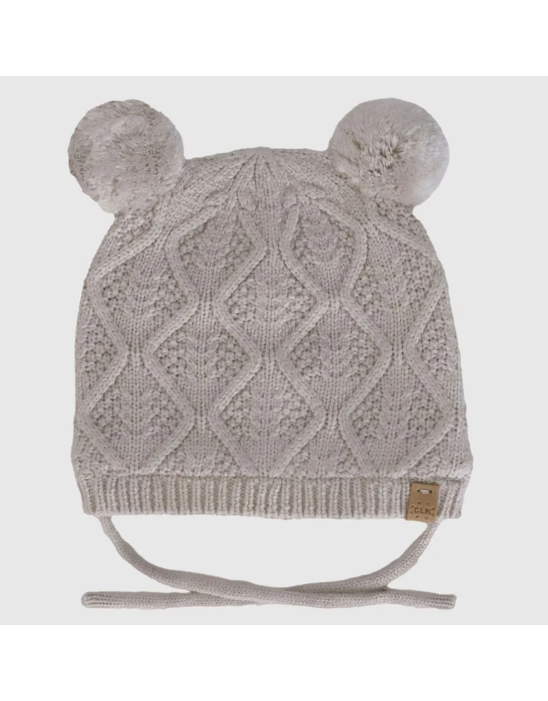 CALI KIDS INFANT KNIT POM POM HAT