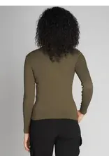 C'EST MOI SQUARE NECK RIB SEAMLESS TOP - ONE SIZE