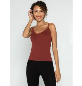 C'EST MOI BAMBOO TANK w/LACE TRIM ONE SIZE