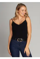 C'EST MOI BAMBOO TANK w/LACE TRIM ONE SIZE