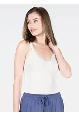 C'EST MOI BAMBOO TANK w/LACE TRIM ONE SIZE