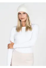 C'EST MOI FUZZY RIBBED BEANIE