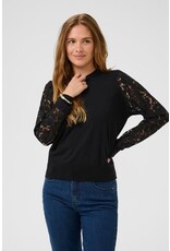CULTURE ANNE MARIE LACE KNIT TOP