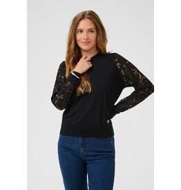 CULTURE ANNE MARIE LACE KNIT TOP
