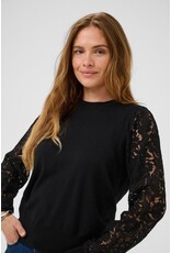 CULTURE ANNE MARIE LACE KNIT TOP