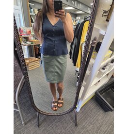 LOMAX SKIRT AGAVE - COTTON BLEND