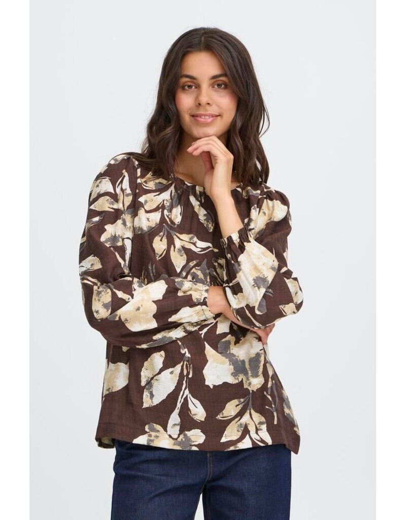 ARIANA FUDGE FLORAL BLOUSE
