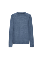 KANVA SWEATER SCALOP NECK BERLING SEA
