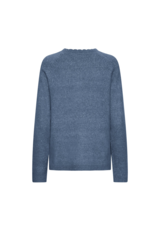 KANVA SWEATER SCALOP NECK BERLING SEA