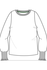 ATINKA SWEATER CREW NECK BLACK - COTTON BLEND