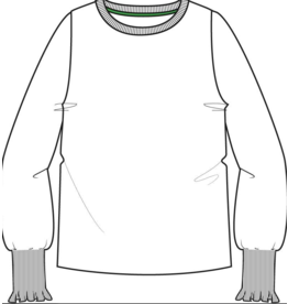 ATINKA SWEATER CREW NECK BLACK - COTTON BLEND