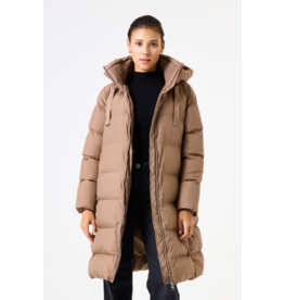 WOMENS PARKA - WATER REPELLENT - WINTER TAUPE