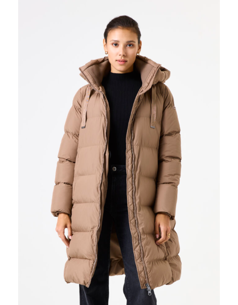 WOMENS PARKA - WATER REPELLENT - WINTER TAUPE