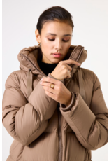 WOMENS PARKA - WATER REPELLENT - WINTER TAUPE